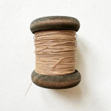 Fine Paper Twine Small Bobbin - Natural Ribbons