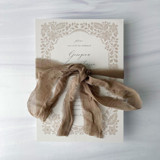 Fair Trade Recycled Silk Ribbon - Portobello