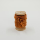 Silk Wedding Ribbon Rust 1" Wide Ribbons