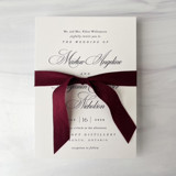 3/4" x 5 Yards Cotton Ribbon - Beetroot Ribbons