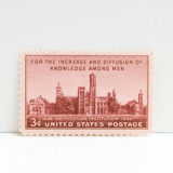 Vintage Unused Stamps - Smithsonian,  3 cent - Set of 5 Postage Stamps