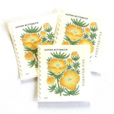 Alpine Buttercup Postage Stamps | Mountain Flora Series | Wedding Stamps | Vintage Unused USPS Postage Forever Stamps | Pack of 10 Postage Stamps