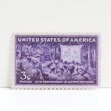 Vintage Unused Stamps - Motion Pictures,  3 cent - Set of 5 Postage Stamps