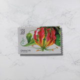 Gloriosa Lily | Vintage Stamp, 33 cents, 1999 | 5 each Postage Stamps