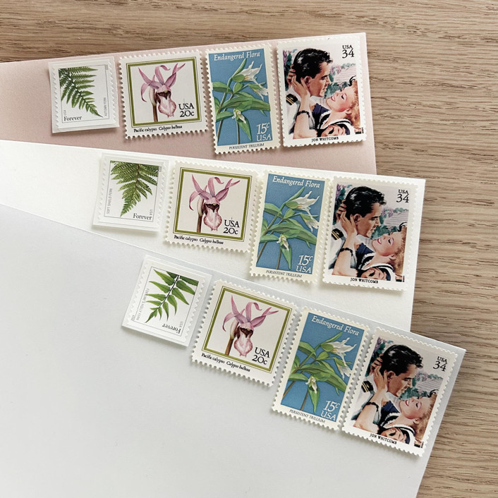 $1.47 face value . Fern Floral postage stamps . Set of 5 Postage Stamps ...