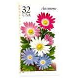 Anemone Postage Stamps | Winter Garden Flowers Series | Botanical | Wedding Stamps | Vintage Unused USPS Postage 32c | Pack of 10 Postage Stamps