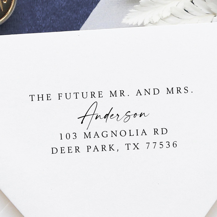 Future Mr. Mrs. Stamp | Self Inking Return Address Stamp Postage Stamps ...
