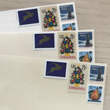 78 cents . Partridge in a Pear Tree Vintage Postage Stamps . Set of 5 Postage Stamps