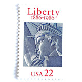 "Statue of Liberty" Postage Stamps | Centennial Issue | Unused USPS Postage 22c | Pack of 20 Postage Stamps