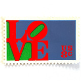 Red LOVE Postage Stamps | Love Series | Robert Indiana Pop Art | Wedding Stamps | Valentine | Vintage Unused USPS Postage 8c | Pack of 10 Postage Stamps