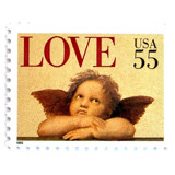 Cherub Postage Stamps | Love Series | Cupid | Angel | Valentine | Wedding Stamps | Vintage Unused USPS Postage 55c | Pack of 10 Postage Stamps