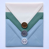 3D Holy Cross Wax Seal Sticker - Set of 25 Wax Seals