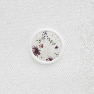 Purple and Gold Floral Vellum Wax Seals | Set of 25 Wax Seals