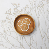 Custom Monogram Terracotta With White Daisies Wax Seals | Set of 25 Wax Seals