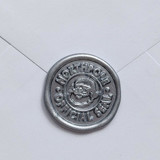 Customizable Color Santa North Pole Official Seal Wax Seals, Self-Adhesive Seals, Set of 5 Wax Seals