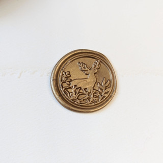 Forest Reindeer- Customizable Color- Set of 25 Wax Seals Wax Seals