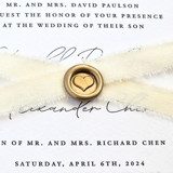 Mini Hearts & Bows- Customizable Color- Set of 25 Hand-crafted Wax Seals Wax Seals