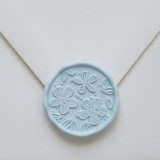 Customizable Color Pansy Self-adhesive Wax Seals, Set of 5 Wax Seals