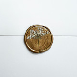Queen Anne's Lace Wax Seal in Gold | Pack of 10 Wax Seals