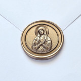 Mary- Customizable Color- Set of 25 Hand-crafted Wax Seals Wax Seals