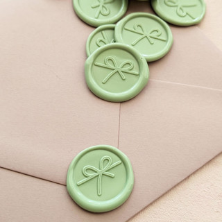 Trendy Bow Wax Seals (set of 10) - Customizable color Wax Seals