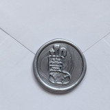 Customizable Color Stocking Wax Seals, Self-Adhesive Seals, Set of 5 Wax Seals