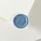 Personalized Self Adhesive Wax Seal Stickers, Custom Color | Set of 10 Wax Seals