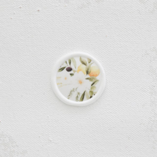 Mediterranean Lemon Wax Seals | Set of 25 Wax Seals