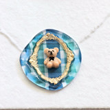 Preppy Bear -Hand-crafted Wax Seals - Customizable Color- Set of 25 Wax Seals