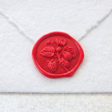 Raspberries- Customizable Color- Set of 25 Hand-crafted Wax Seals Wax Seals