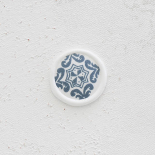 Blue Hand Drawn Motif Wax Seals | Set of 25 Wax Seals