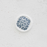 Blue Hand Drawn Motif Wax Seals | Set of 25 Wax Seals