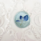 Blue Hydrangea Wax Seal in Seafoam Sage Marble | Pack of 10 Wax Seals