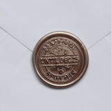 Customizable Color "Do Not Open Until Dec. 25"  Wax Seals, Set of 5 Wax Seals