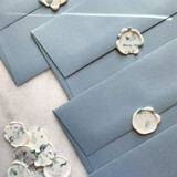 Dried Hydrangea Wax Seal Stickers Pack of 10 Wax Seals