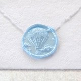 Hot Air Balloon Ride- Customizable Color- Set of 25 Hand-crafted Wax Seals Wax Seals