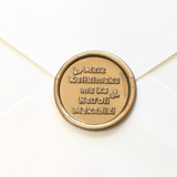 Mele Kalikimaka - Customizable Color- Set of 25 Hand-crafted Wax Seals Wax Seals