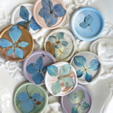 Blue Hydrangea Wax Seal Mix Set | Pack of 10 Wax Seals