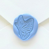 Goliath Butterfly- Hand-crafted Wax Seals- Customizable Color- Set of 25 Wax Seals