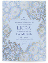 Blooming Mitzvah Foil-Pressed Mitzvah Invitations