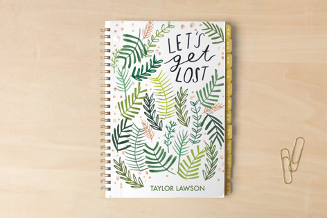 Lets Get Lost In Plants Journals and Planners