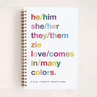 Pronouns Journals and Planners