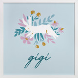 Bunny Bye Nursery Art Prints