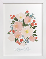 Poppies & Roses Nursery Art Prints