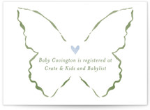 Wildflower Ribbon Mini Novelty Enclosure Cards