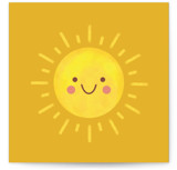 Good morning Sun Mini Novelty Enclosure Cards