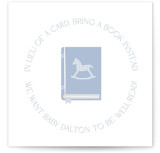 Gingham Rockinghorse Novelty Enclosure Cards