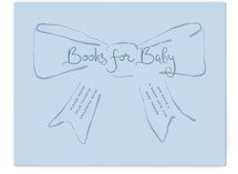 Sweet Baby Bow Novelty Enclosure Cards