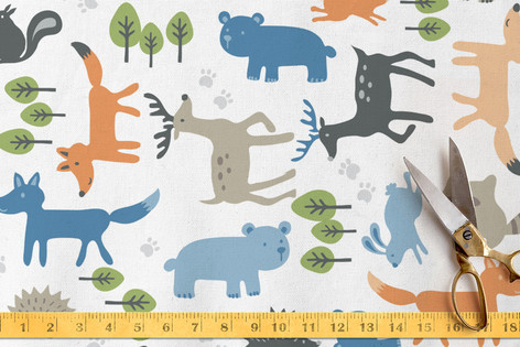 Forest Friends Fabric