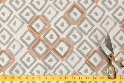 Painted Diamonds Fabric